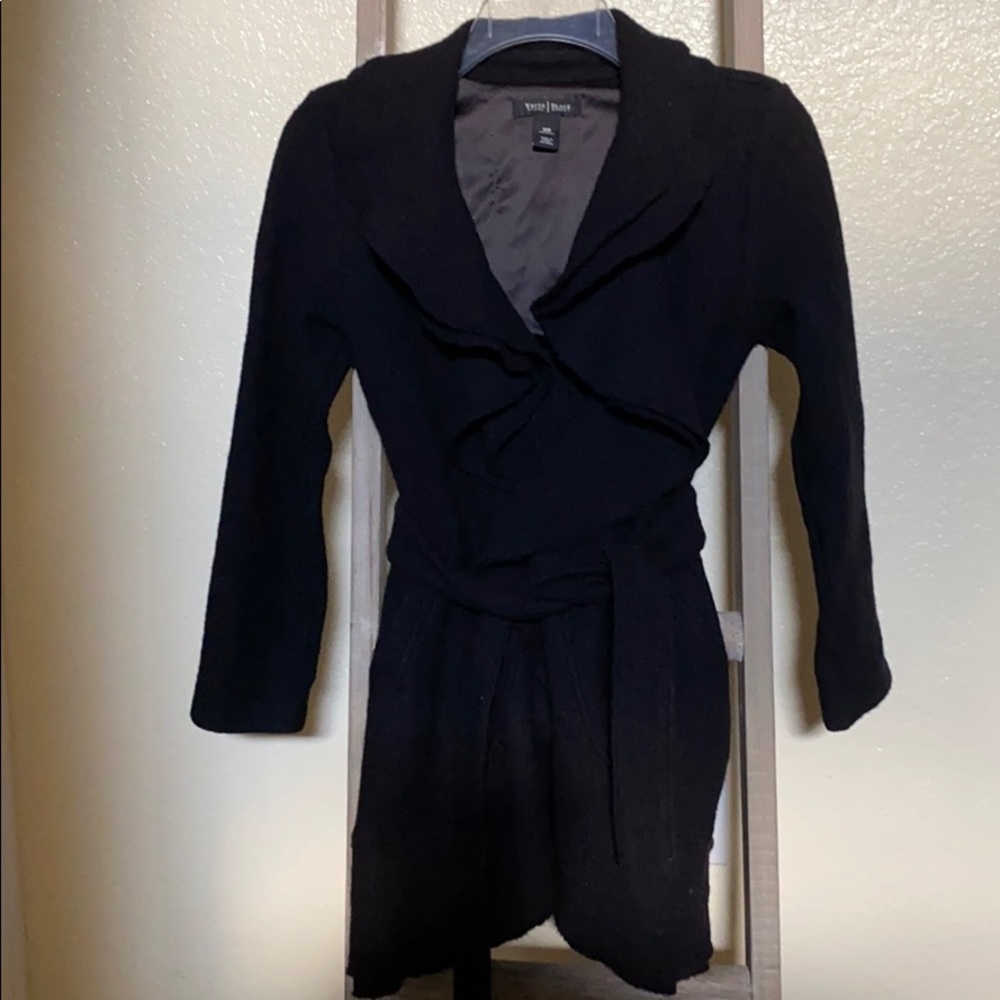 White House Black Market ruffled jacket
